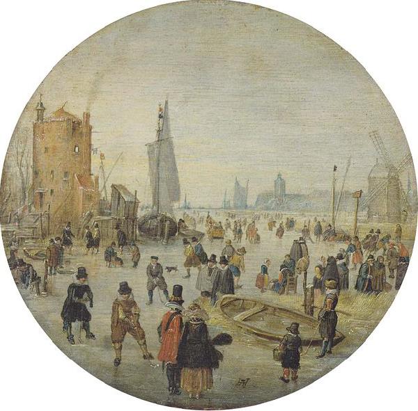 Hendrick Avercamp Winter landscape oil painting picture